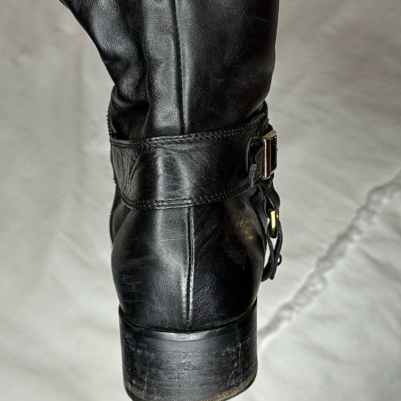 Browns Couture black leather boots gold hardware size 8.5 excellent condtion - Picture 14 of 15